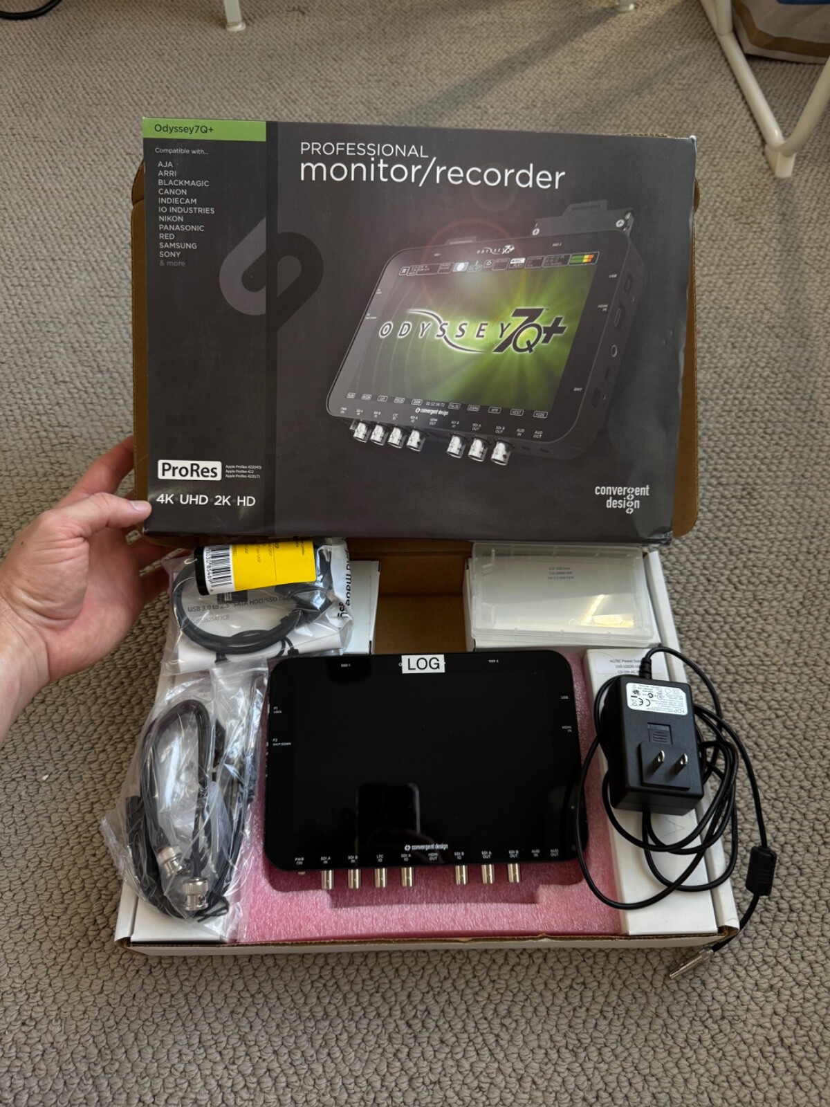 Convergent Design Odyssey 7Q+ OLED Monitor & 4K Recorder