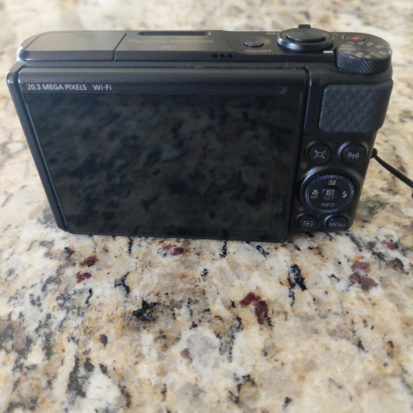 Canon PowerShot SX740 HS Compact Camera 20.3MP 40x Zoom 4K Wi‑Fi Black