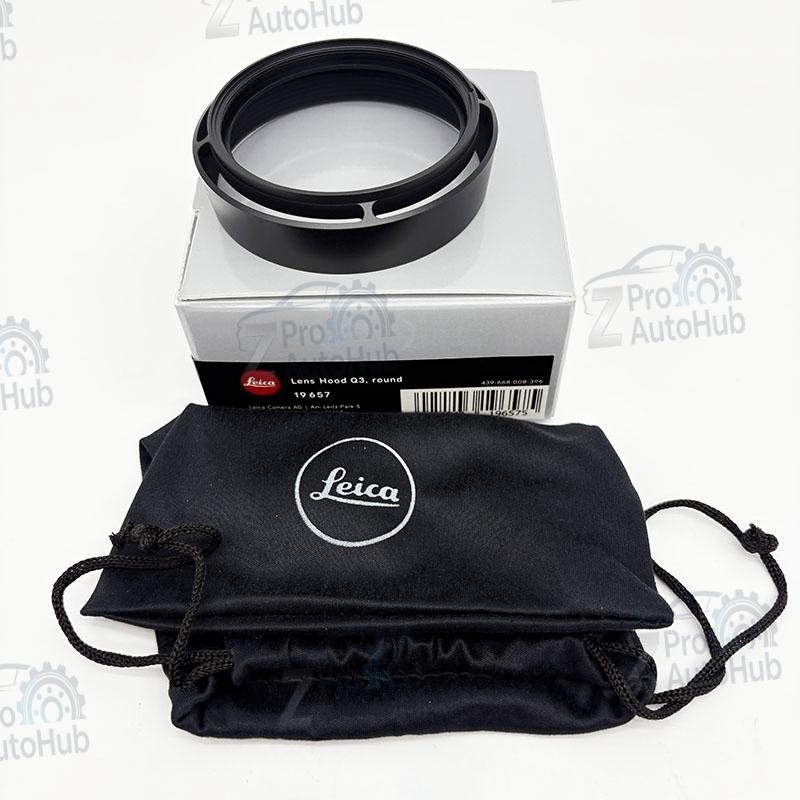 NEW OEM For Leica #19657 Q, Q2, Q3 Round Lens Hood E49, black anodized US STOCK