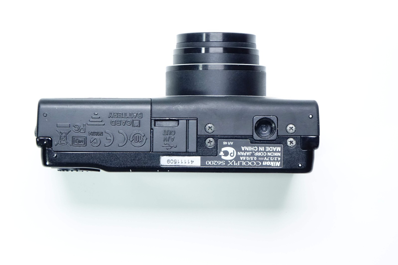 Nikon Coolpix S6200 Black Compact 16MP Zoom 10X – 12 MONTH WARRANTY