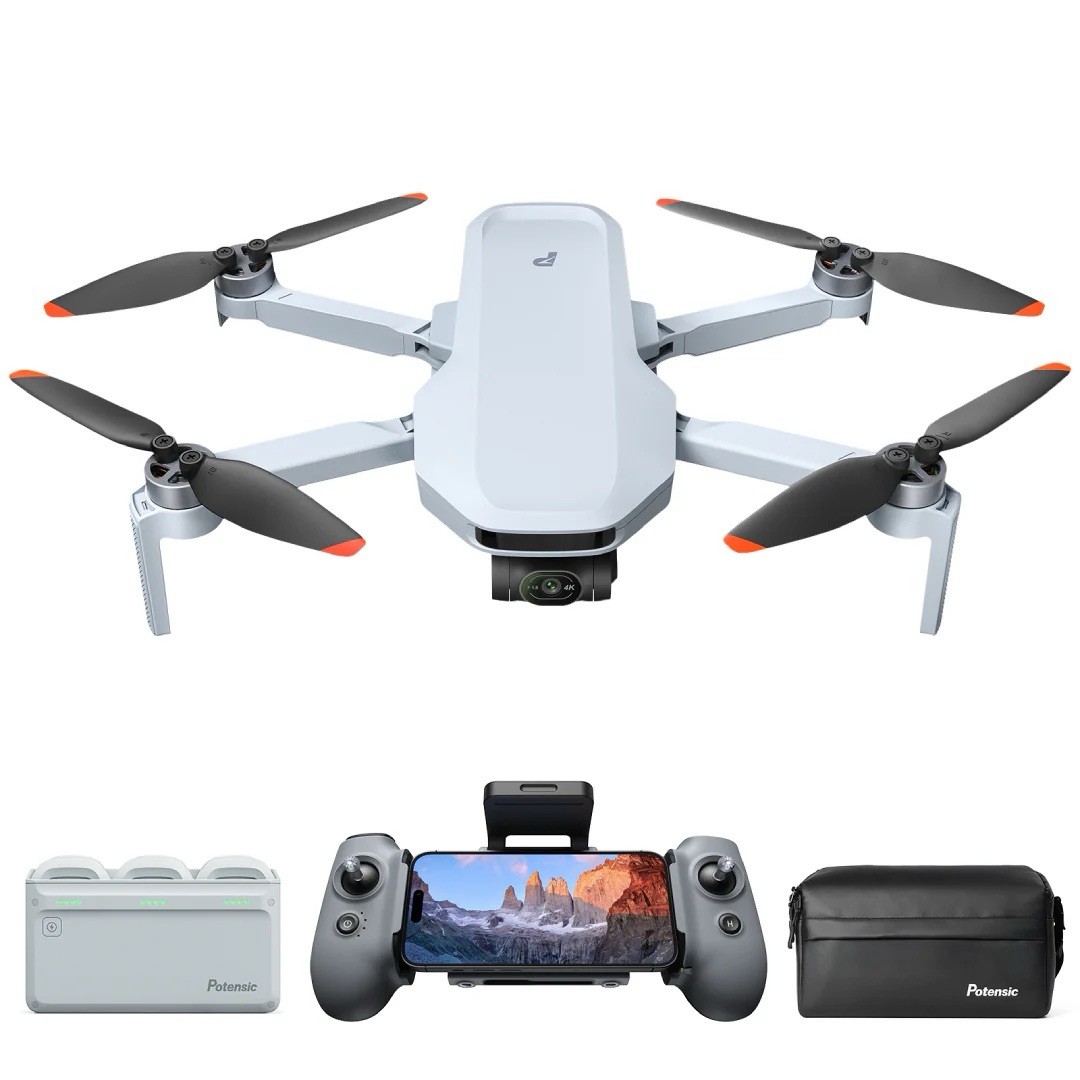 Potensic ATOM 2 4K Camera Drone w/ Remote Controller Battery Hub Case 32min