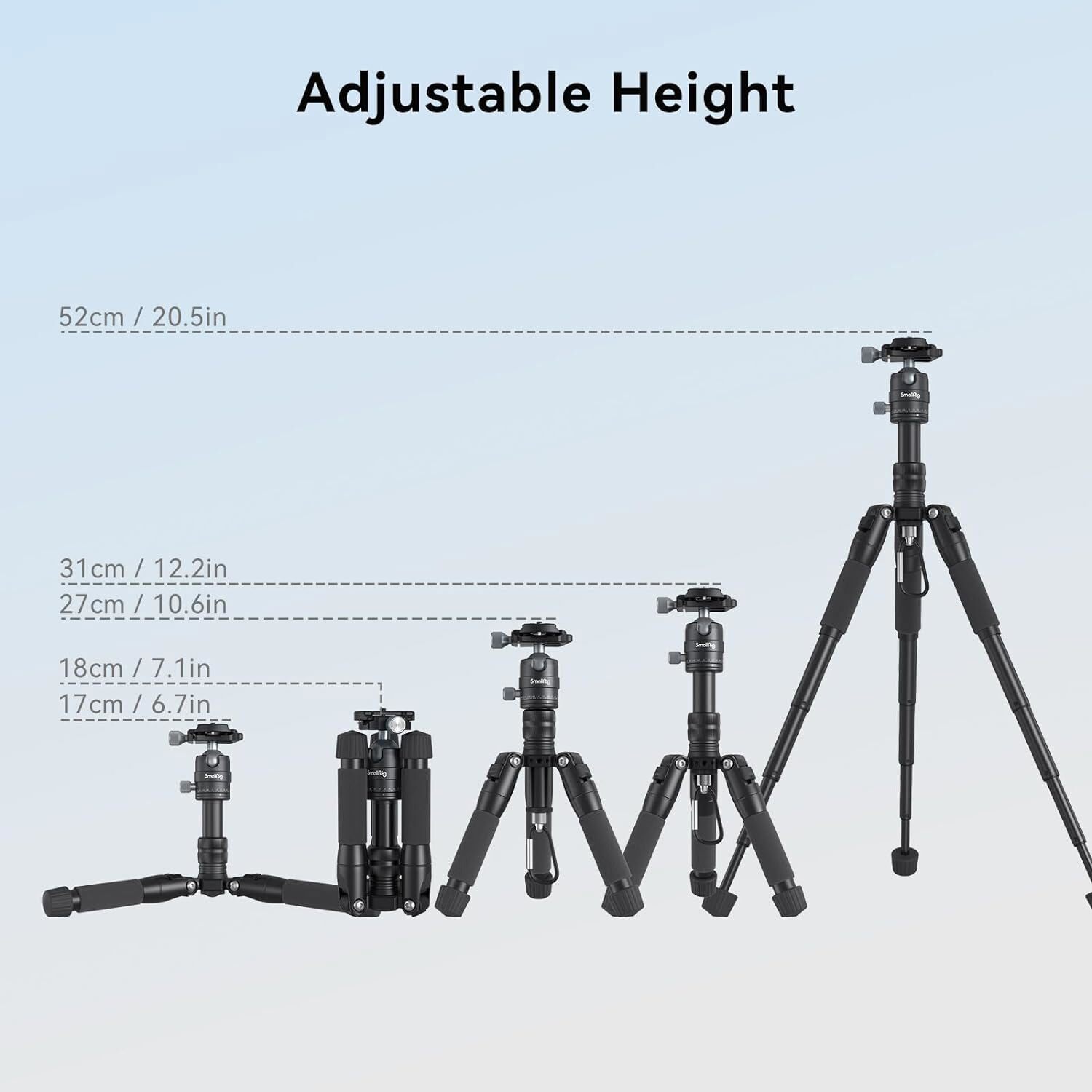 SmallRig RF 05B Portable LED Photography Flashlight Desktop tripod Macro Kit