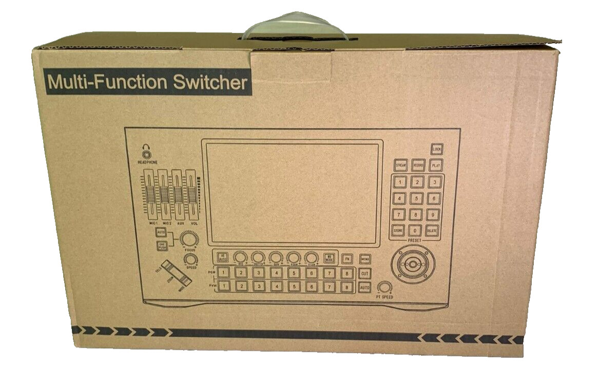 PTZCAM Switch N8 – 8 Channel NDI Switcher and PTZ Controller w/RTMP Streaming
