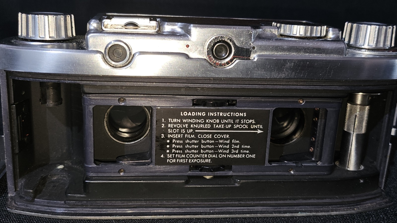Revere Stereo 33 Camera With Case & Spare Lenses/ Shutters