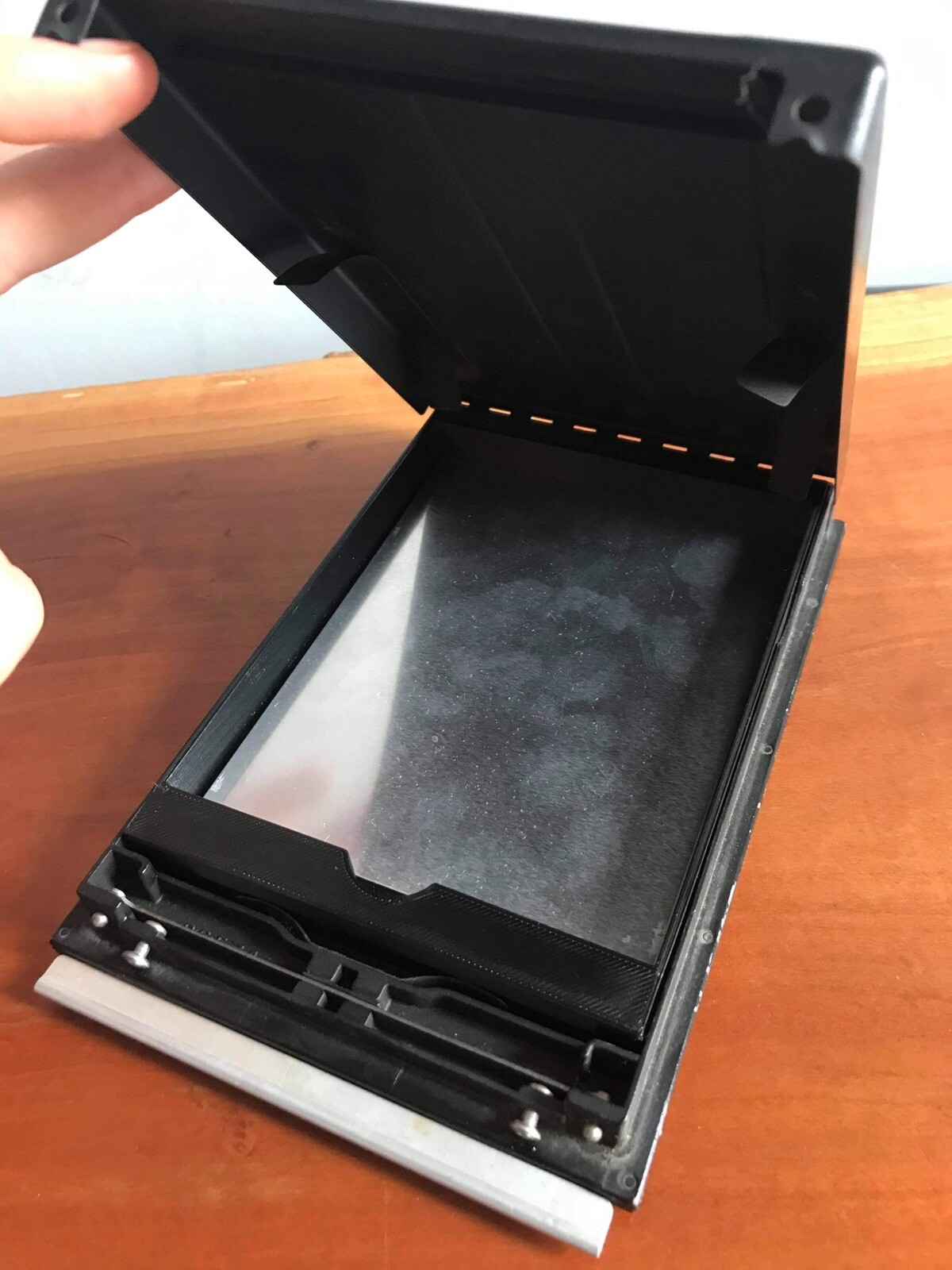 Wetplate or Dry Plate (J Lane) holder for full 4×5” plates- improved design