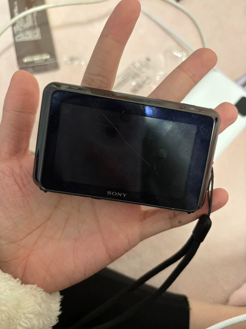 SONY Cyber Shot DSC-T99 CCD 14.1MP 4x Optical Zoom Digital Camera-100% Working