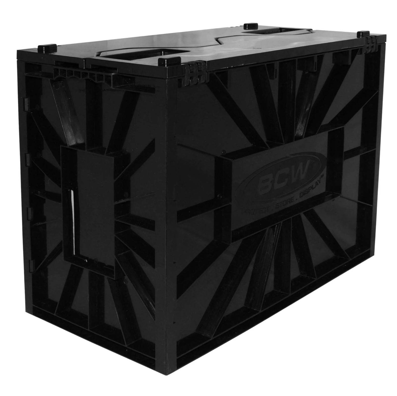 New (5 ct) BCW Short Comic Book Storage Bin-Black-Heavy Duty Plastic Bin