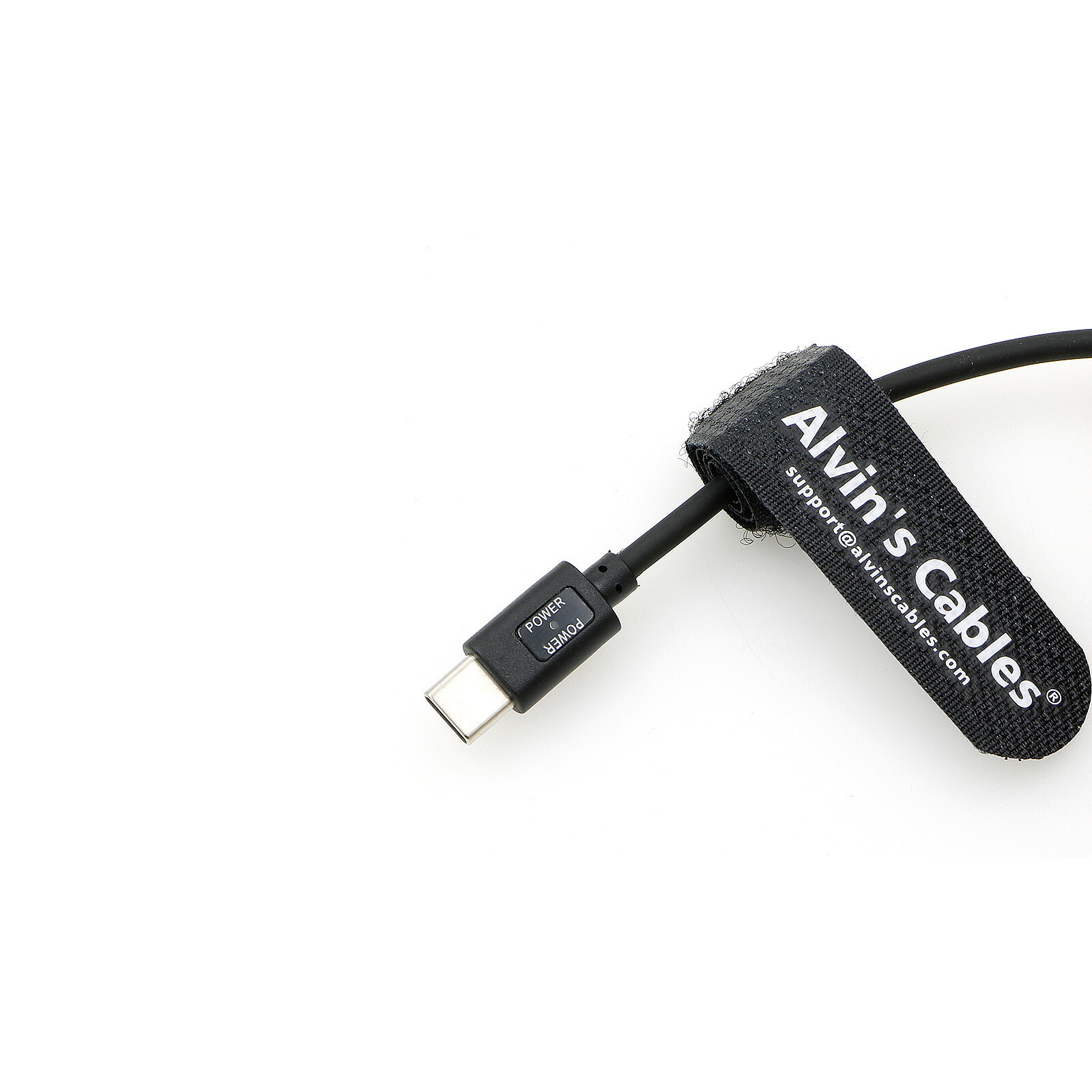 PD USB-C Type-C to Lock DC 12V Coiled Power Cable for Blackmagic Video Assist