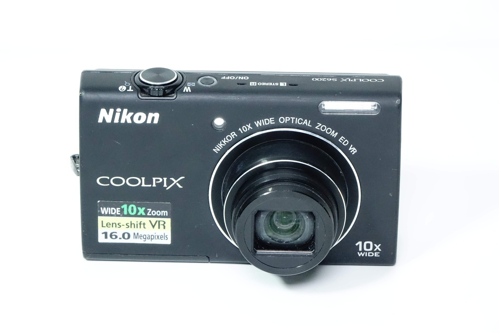 Nikon Coolpix S6200 Black Compact 16MP Zoom 10X – 12 MONTH WARRANTY