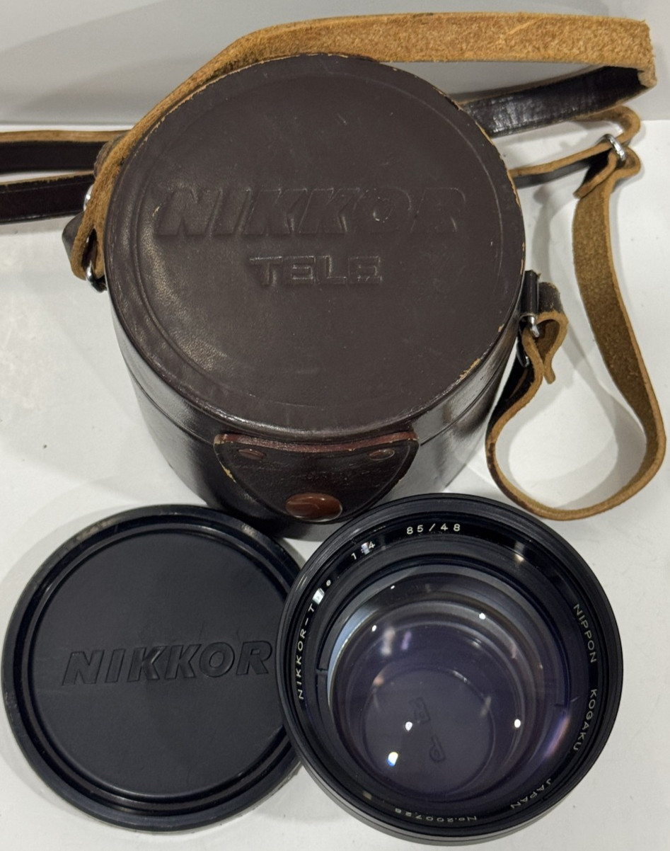 Nikkor-Tele 85/48 F4 85mm Auxiliary Lens For Nikkorex Auto 35 (48 to 85mm)