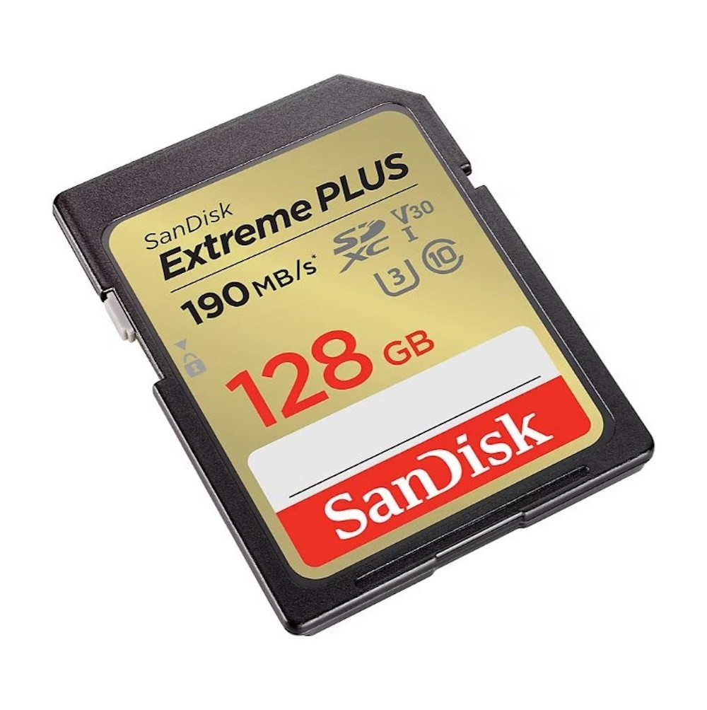 SanDisk Extreme PLUS SDXC UHS-I card, 128GB SDSDXWA-128G