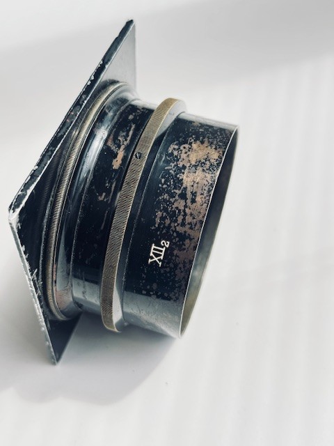 Large format lense barrel and shutter