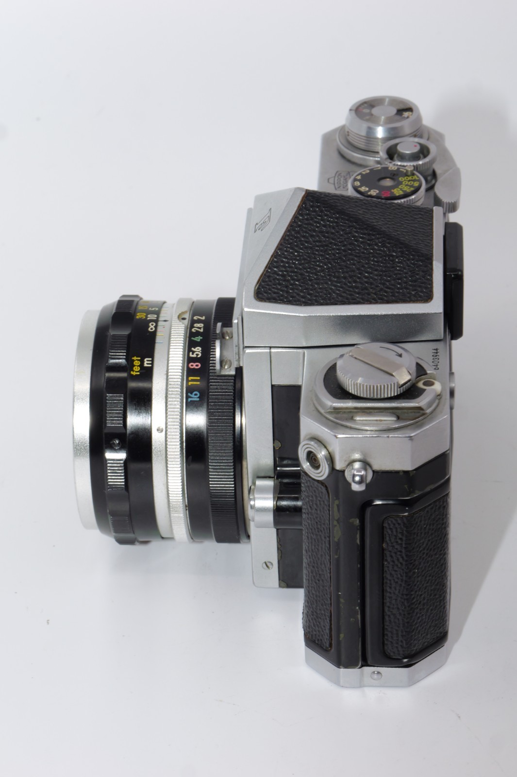 Nikon F #640xxxx 1st year camera with Nikkor-S 5cm f2 lens. Circa 1959. RARE !!