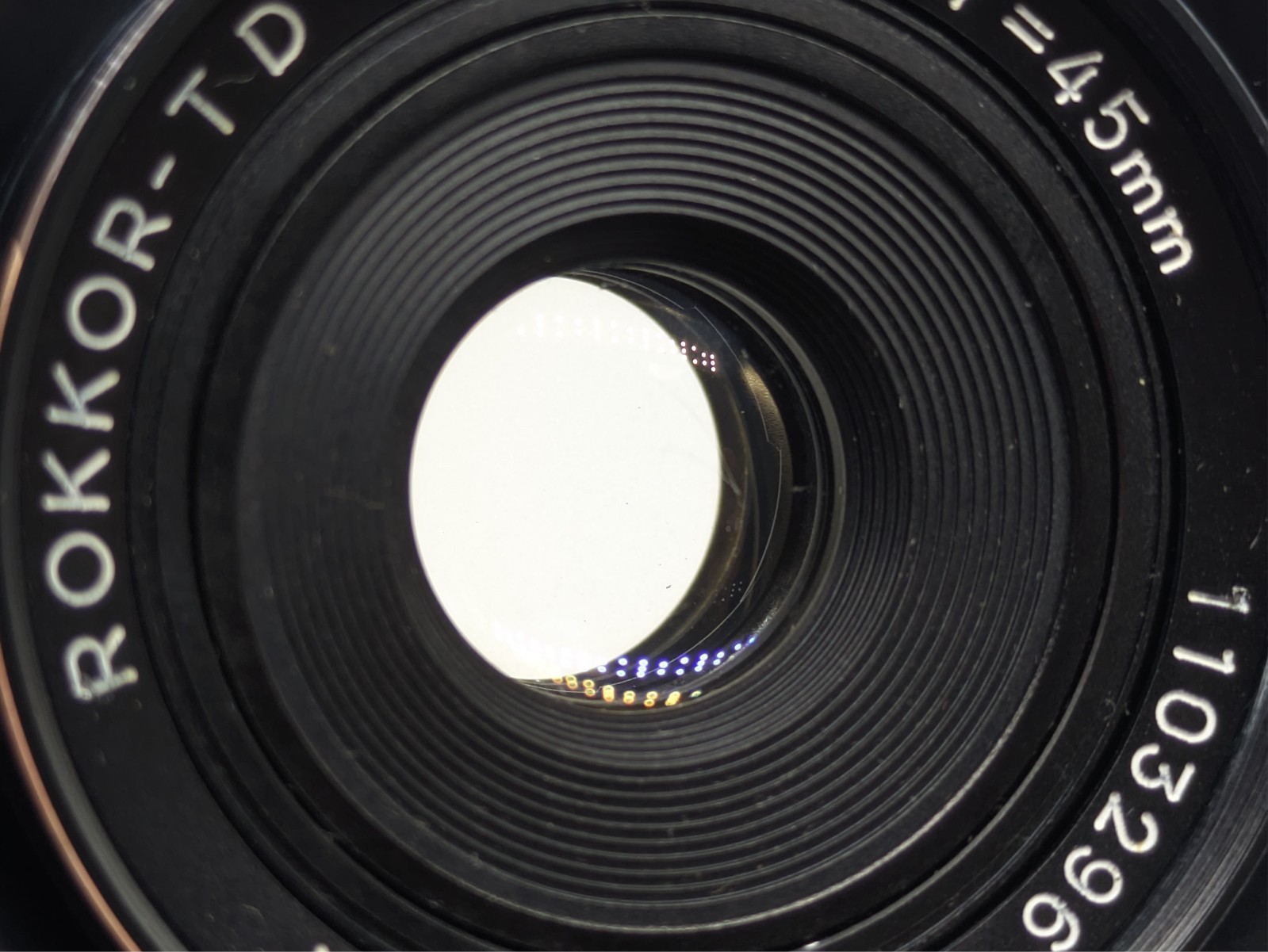 Video*[N MINT] Minolta ROKKOR TD 45mm F2.8 MF Pancake Prime Lens JAPAN 1day ship