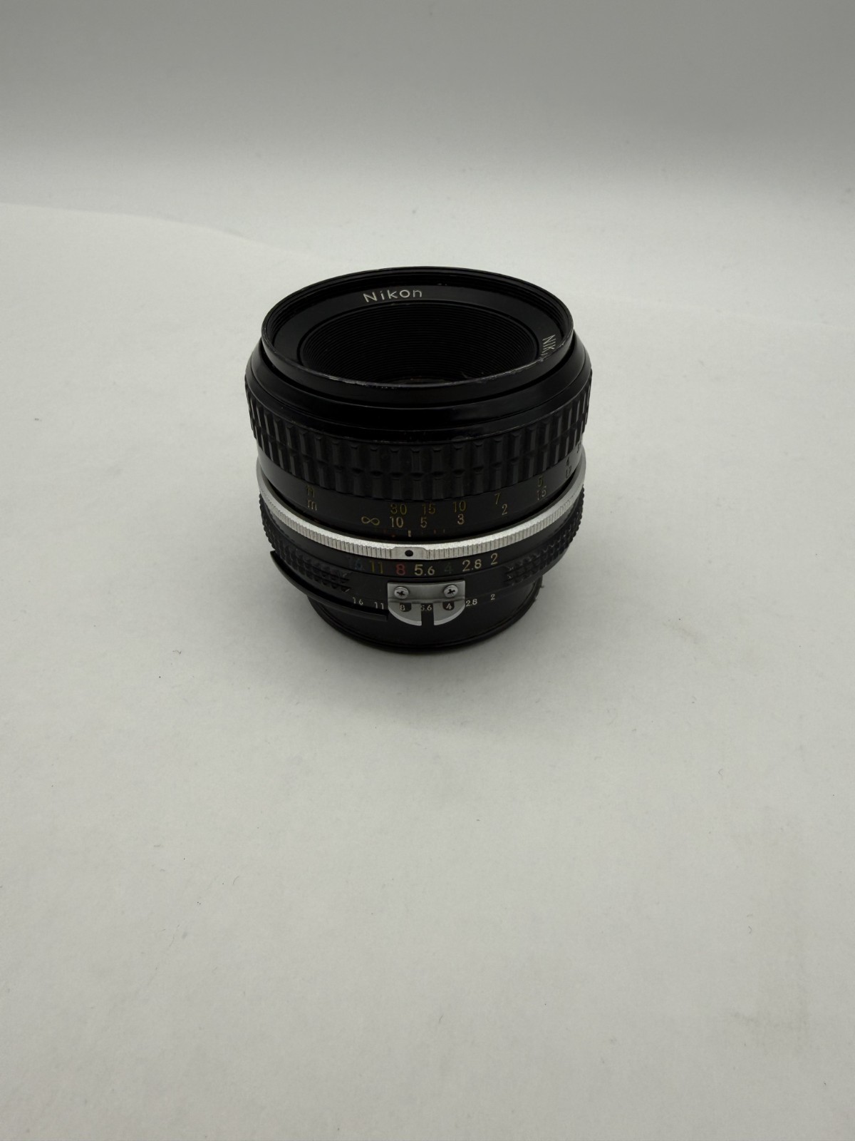 Nikon Nikkor Standard 50mm 1:2 Fixed Manual Focus F-Mount Lens 3754981