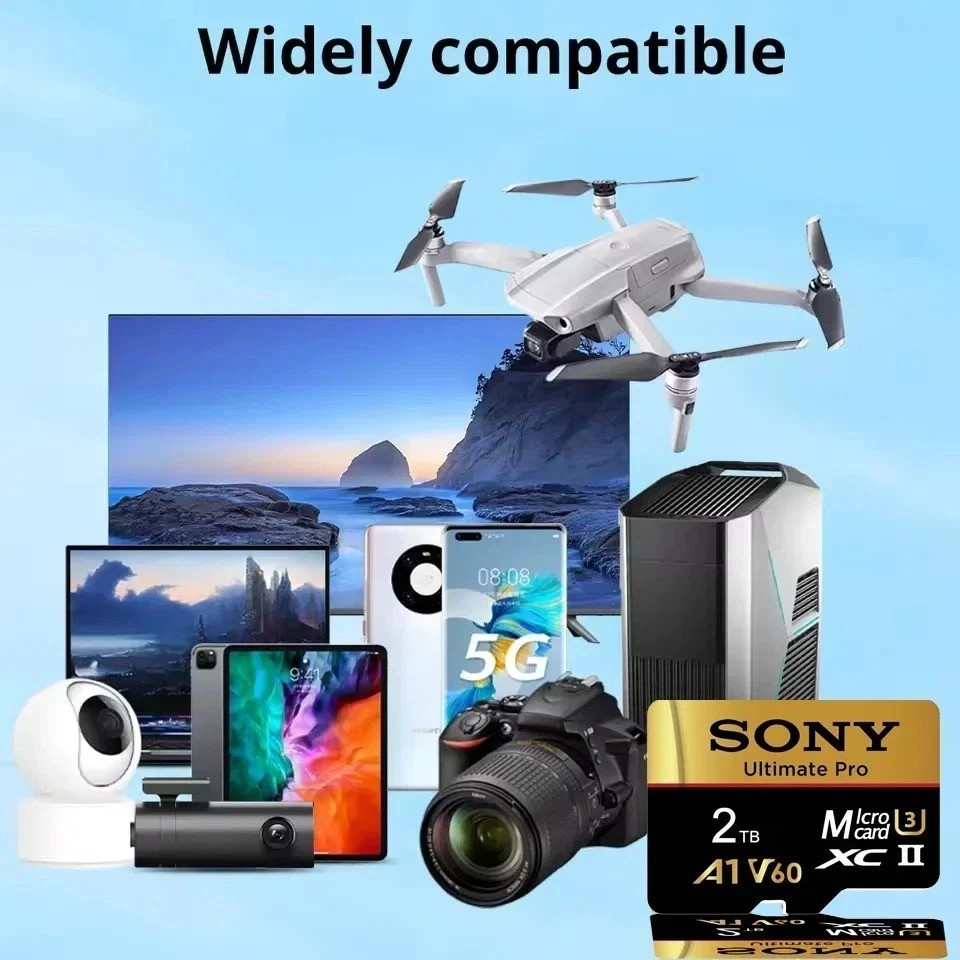 Brand New SONY High-Speed TF SD Card 2TB Memory Card
