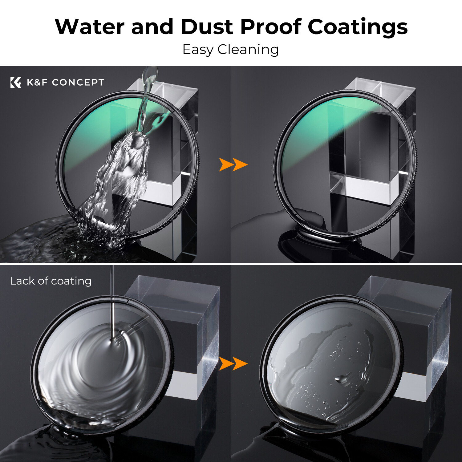 K&F Concept Lens Filter CPL Ultra Low Reflection NANO X 49mm 52mm 67mm 77mm 82mm