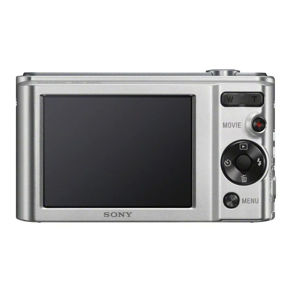 Sony Cyber-shot DSC-W800 20.1 MP 5x Optical Zoom Digital Camera Silver/ Black