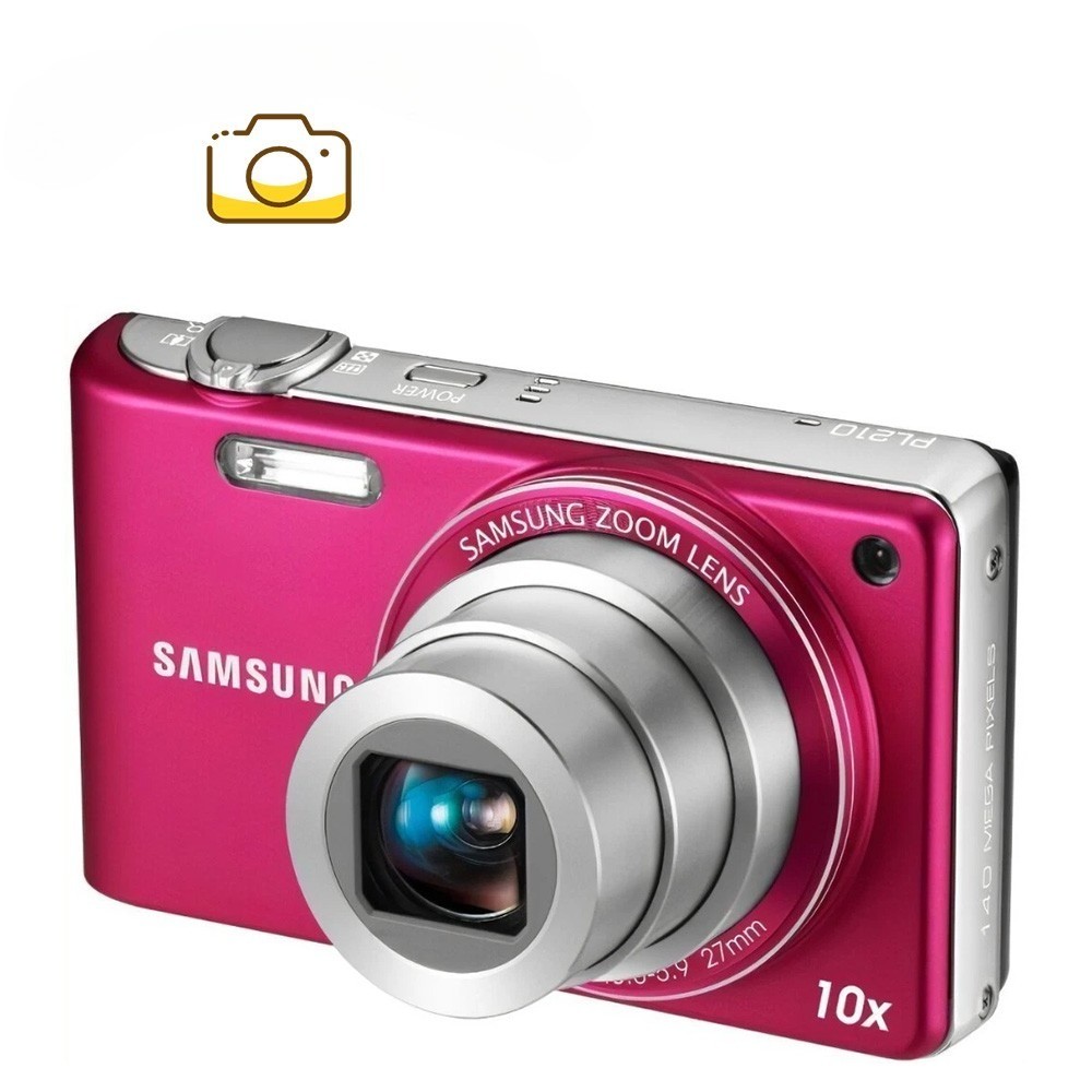 Samsung PL210 Digital Camera 14.2MP 10x Optical Zoom English Language Auto Focus
