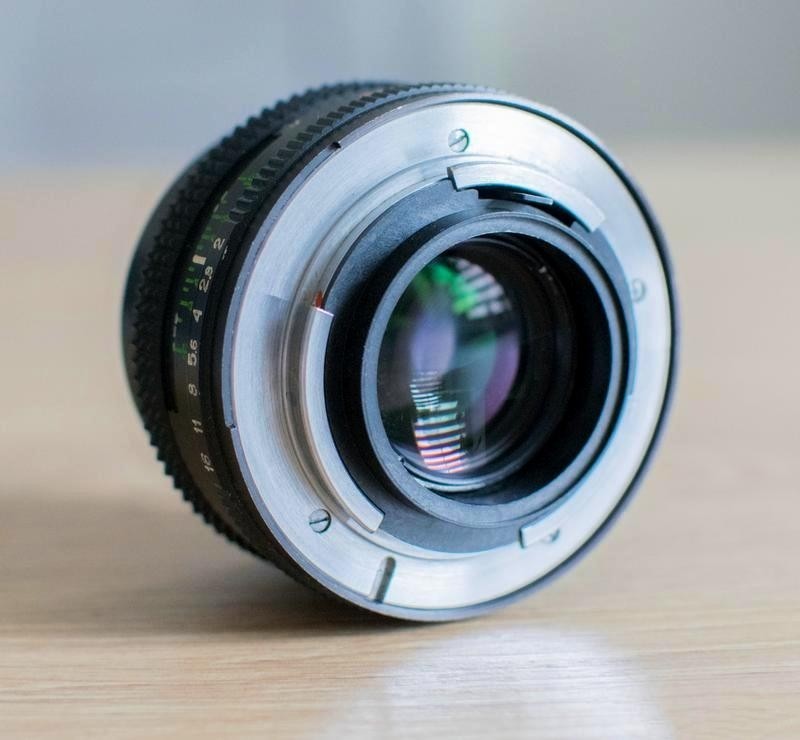 Helios-81H 50mm f/2 Lens Nikon F Mount MC USSR Swirly Bokeh Portrait