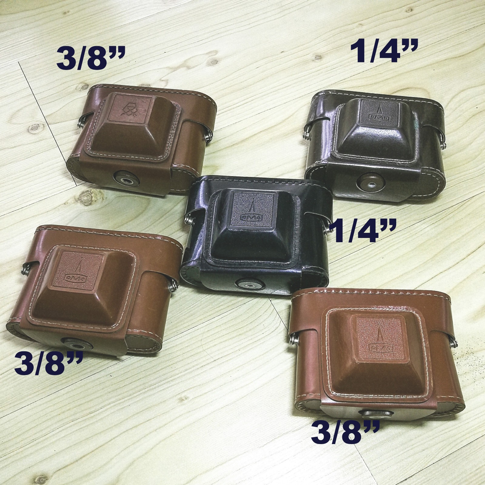Smena Film Camera leather Case,tripod thread 1/4” or 3/8”