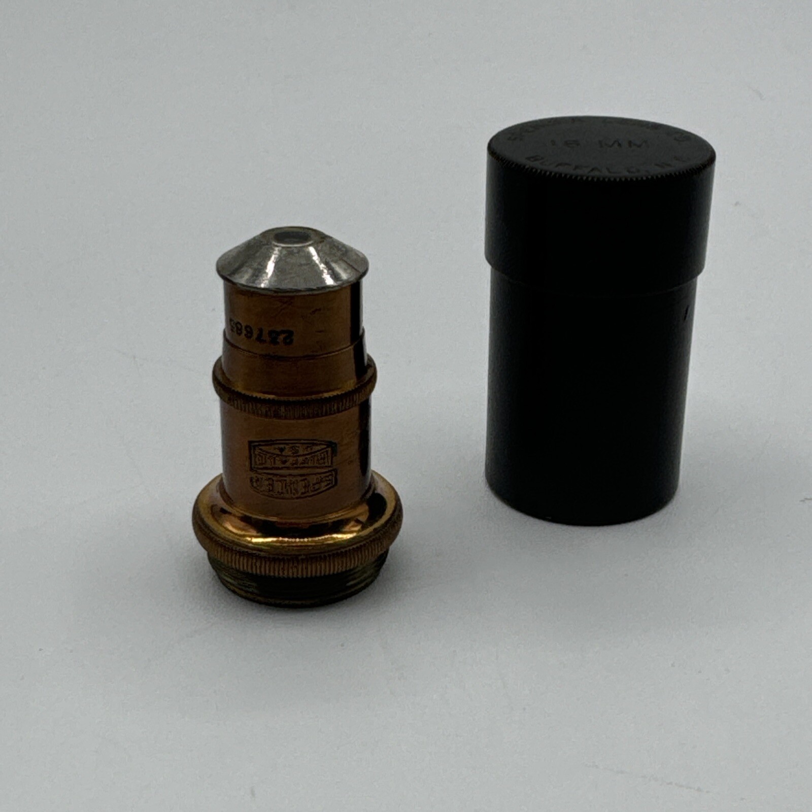 Spencer Buffalo 44x 4mm N.A. 0.66 Lens (G3 D7) Brass Untested