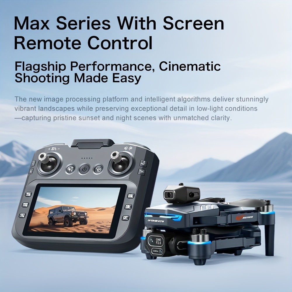 5G FPV WIFI Obstacle Avoidance 6K HD Dual Camera Professional Drone