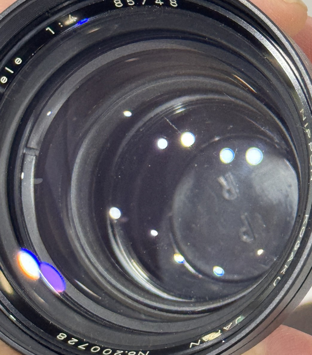 Nikkor-Tele 85/48 F4 85mm Auxiliary Lens For Nikkorex Auto 35 (48 to 85mm)