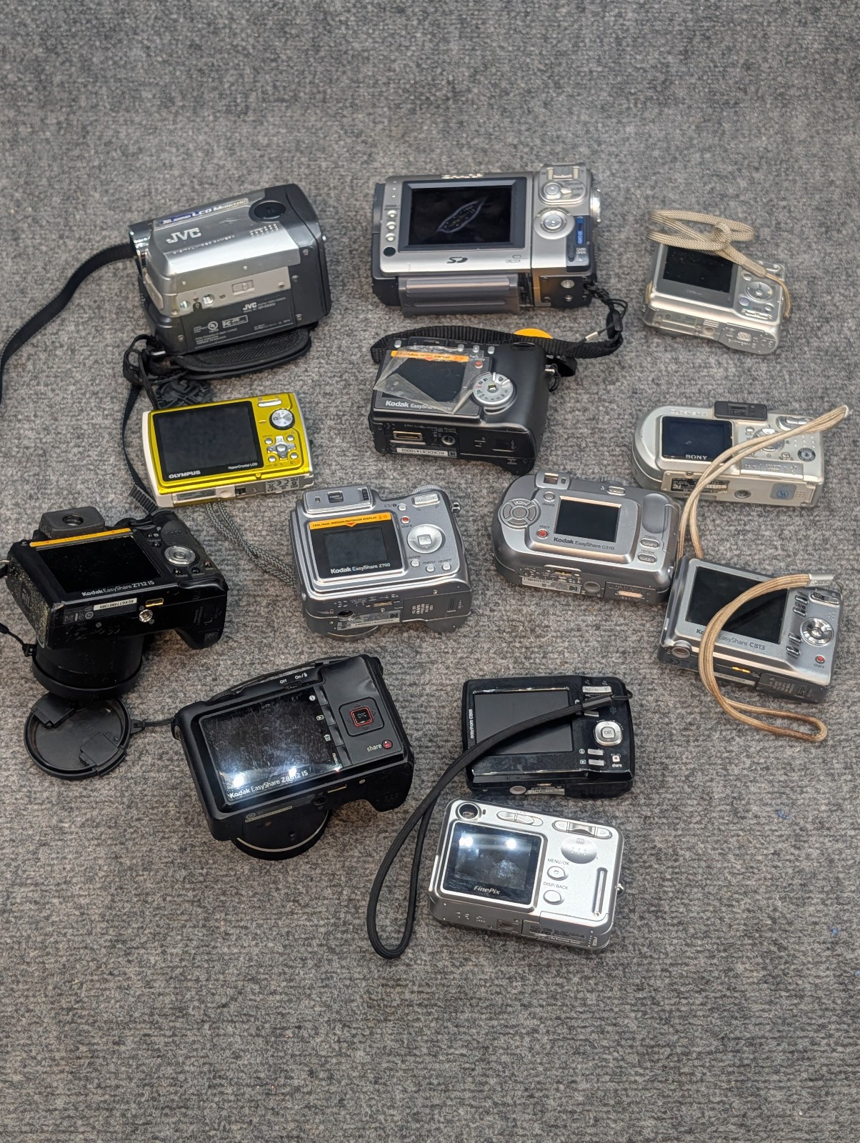 Damaged Vintage Camera Camcorder Lot AS-IS Parts Repair