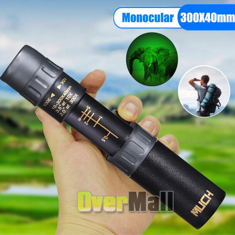 Military Zoom 10-300X HD Monocular Telescope Scope Day Vision Hunting/Outdoor