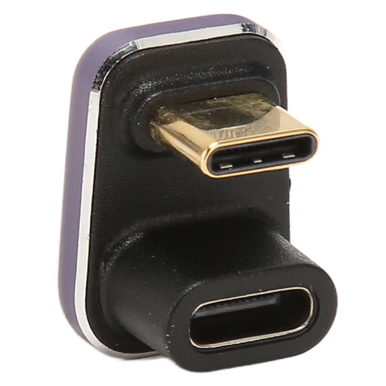 1 Type C Female To Male Adapter U Shaped 180 Degree For Laptop