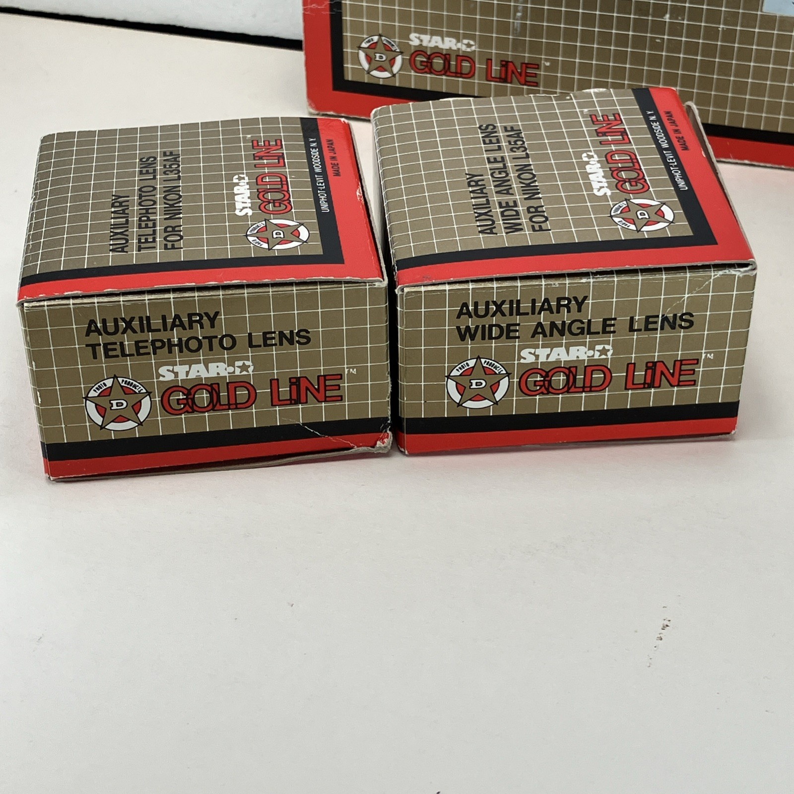Auxiliary Lens Star-D Gold Line Set Nikon L35AF Telephoto & Wide Angle SDG-6609