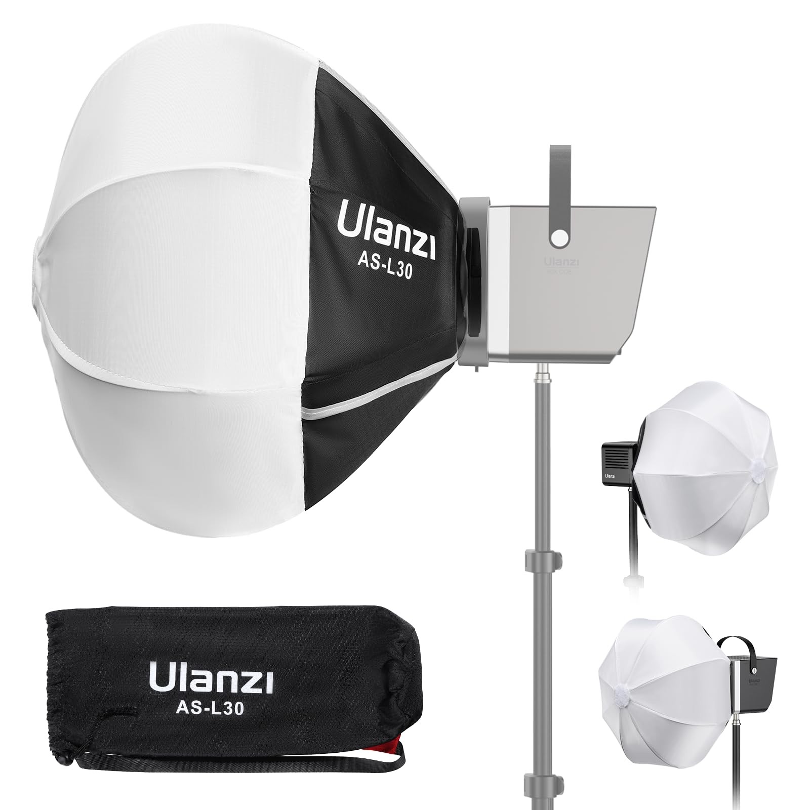Mini Lantern Softbox 11.8 Inch Light Modifier QuickSetup Carrying Bag
