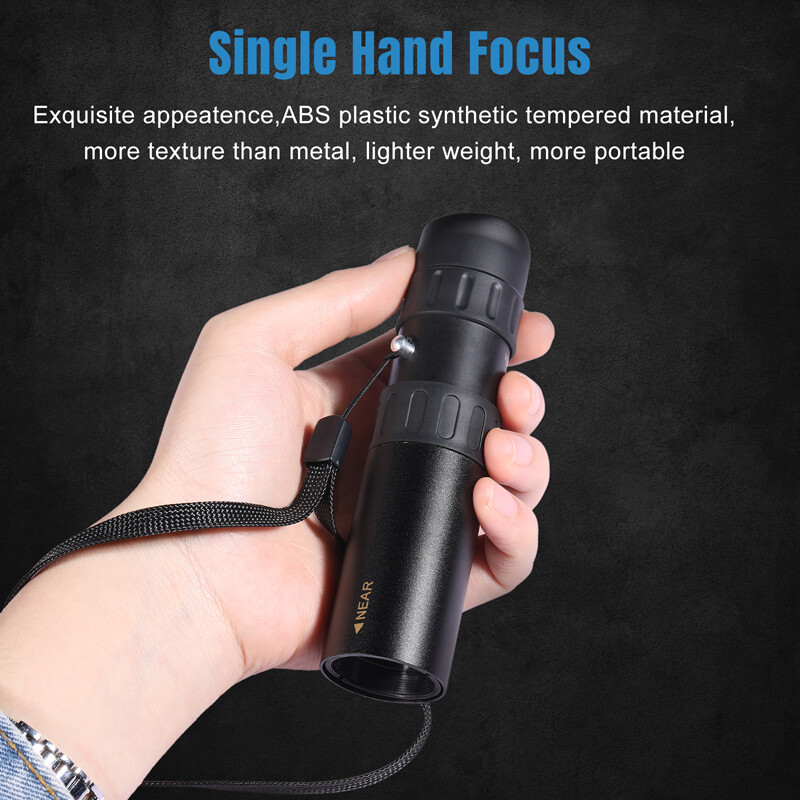 Day/Night Military 10-300X40mm Zoom HD Monocular Phone Telescope w/Tripod + Clip