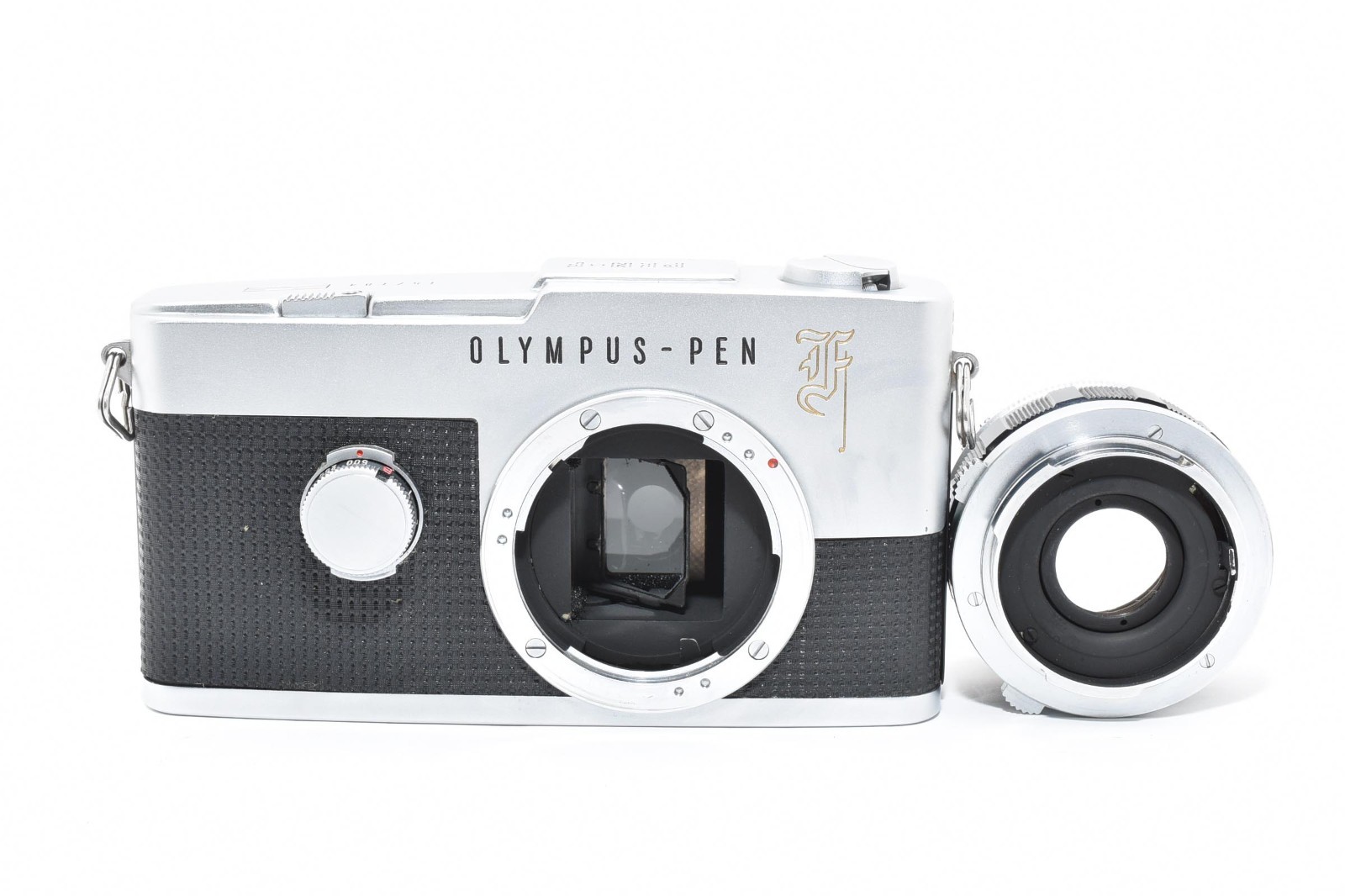 Mint Olympus PEN F 35mm Half Frame F.Zuiko Auto-S 38mm F1.8 in Box From JAPAN