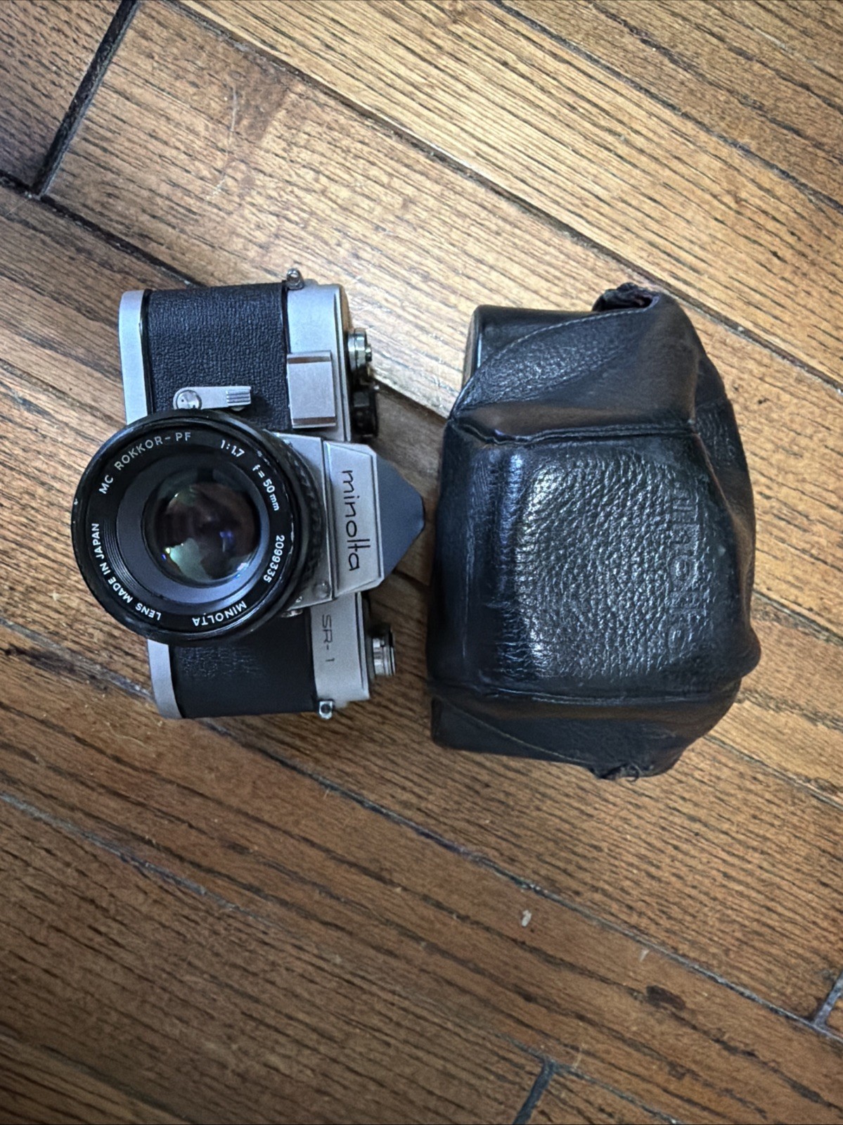 Minolta SR-1 Medium Format SLR Film Camera with 55mm Lens