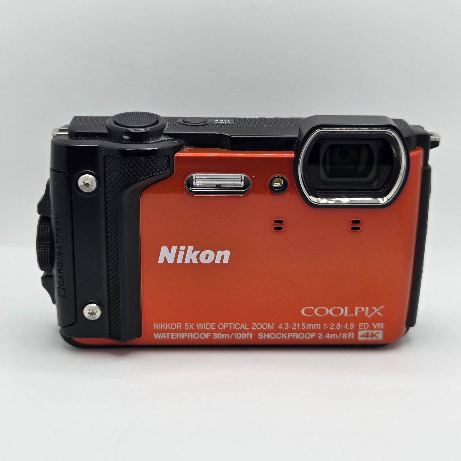 Nikon COOLPIX W300 Orange Digital Camera 16.05MP 5x Zoom Wi-Fi Bluetooth GPS