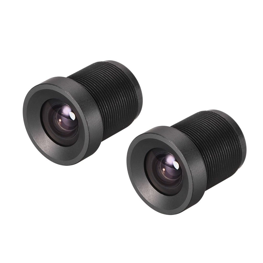 2 Pcs Camera Len 3.6mm Focal Length 720P F2.0 1/3 Inch Wide Angle for CCD Camera