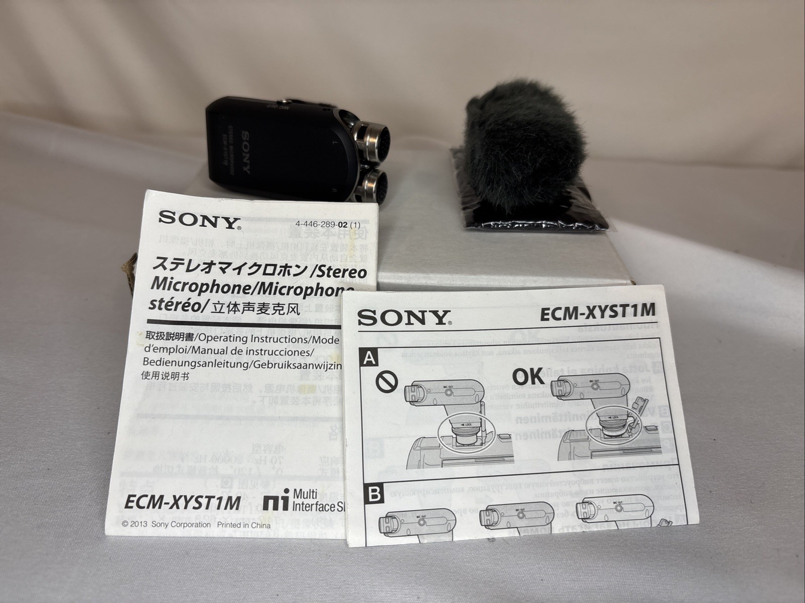 Sony ECM-XYST1M Stereo Microphone – Black