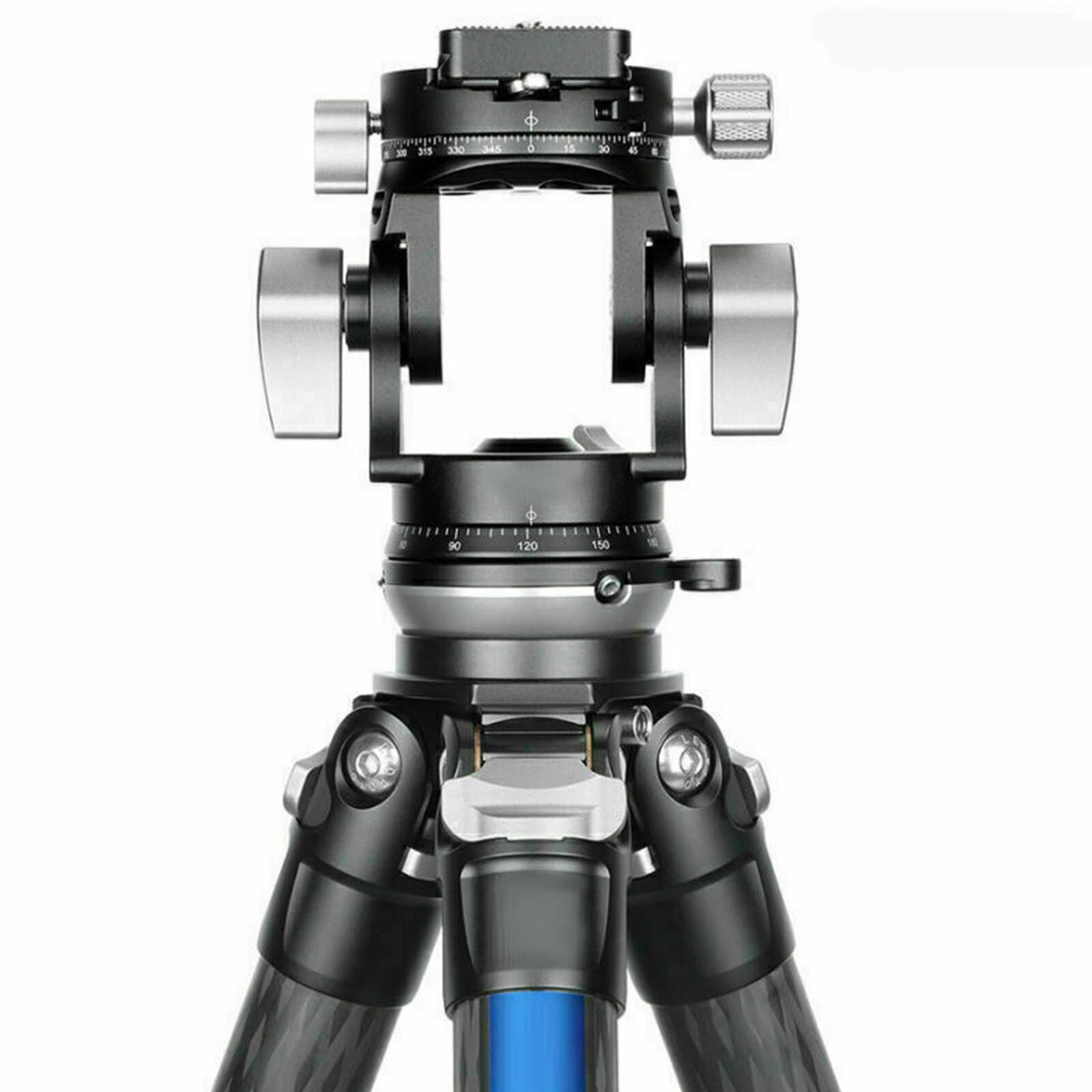 LEOFOTO VH-30R Two-Way Panoramic Tele Lens Head w Handle Arca/RRS Compatible