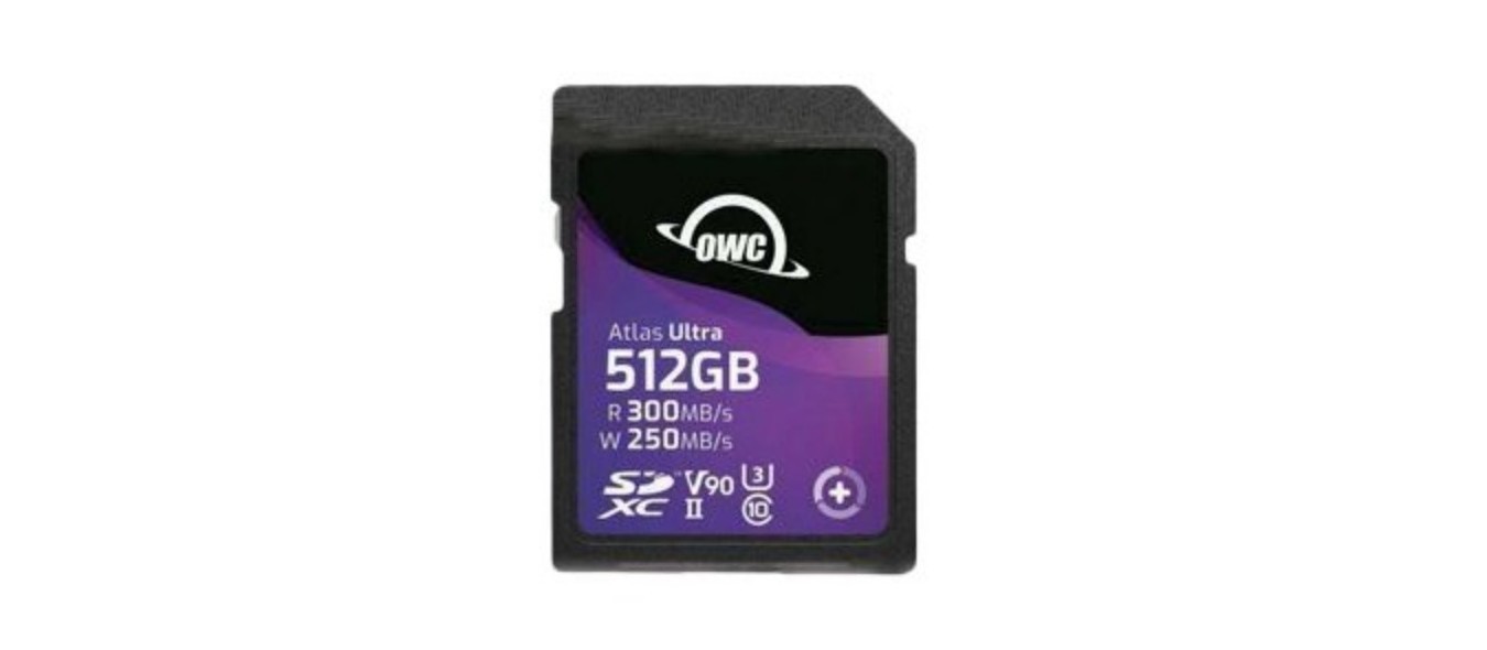 OWC 512GB Atlas Ultra flash memory card SDXC UHS-II Model OWCSDV90U0512