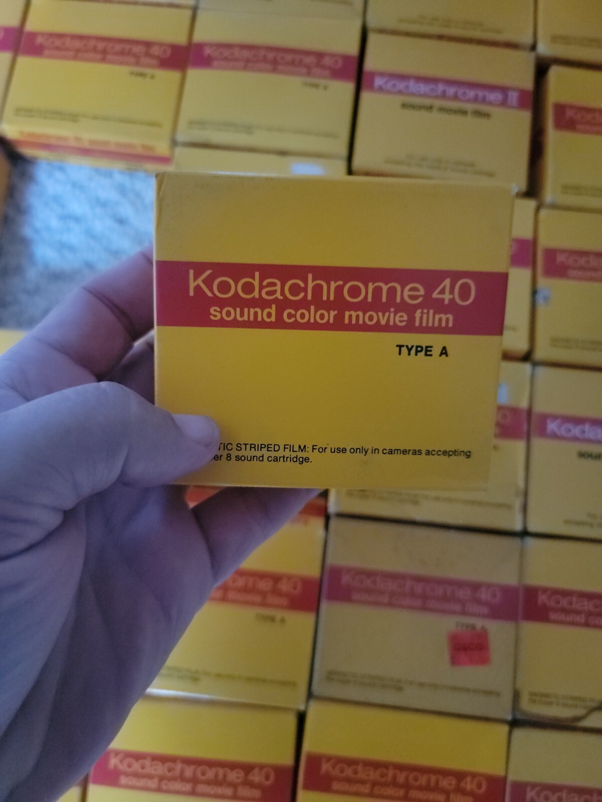 Kodak Kodachrome K40 Sound Super 8 mm Color Movie Film Type A Sold Per Box NOS