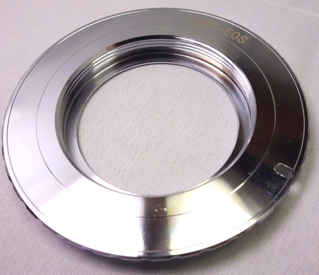 M42 Pentax screw Lens to Canon EOS EF Camera mount adapter Ring EF-S Takumar