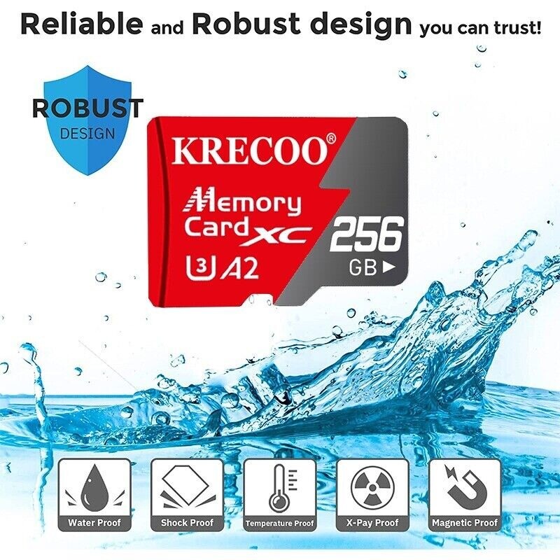Extreme Micro SD Memory Card Class10 U3 A2 64GB 128GB 256GB 1TB Free Adapter Lot
