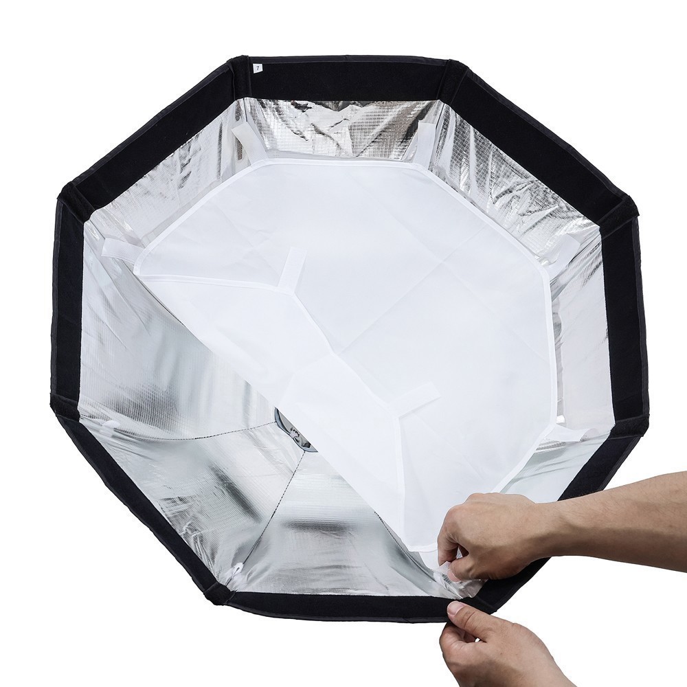 Triopo K3 90cm Octagon Softbox Bowens Mount Grid for Studio flash,outdoor light