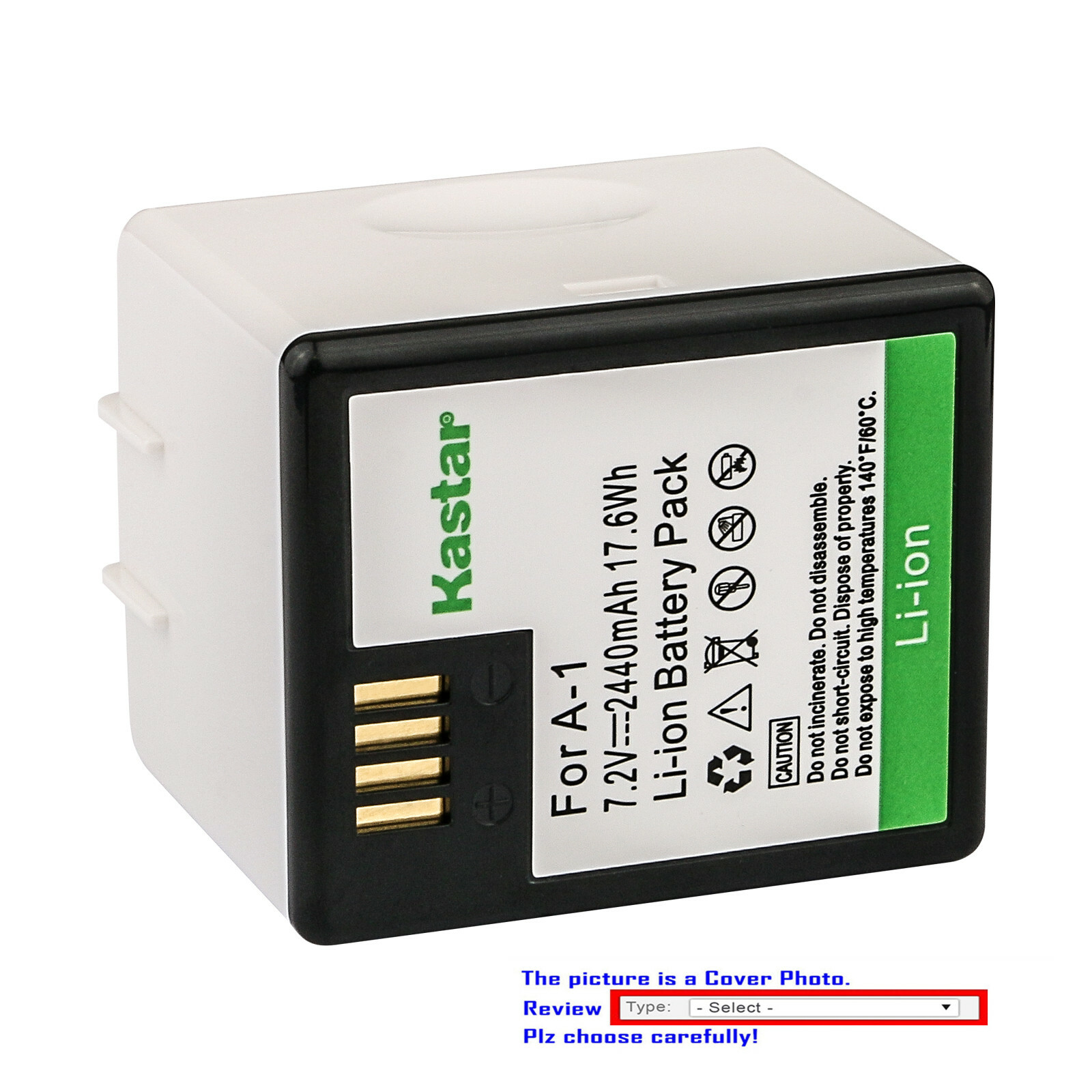 Kastar Replacement Battery for Arlo A-1 A-1B A-1C 308-10029-01 Arlo Pro Camera