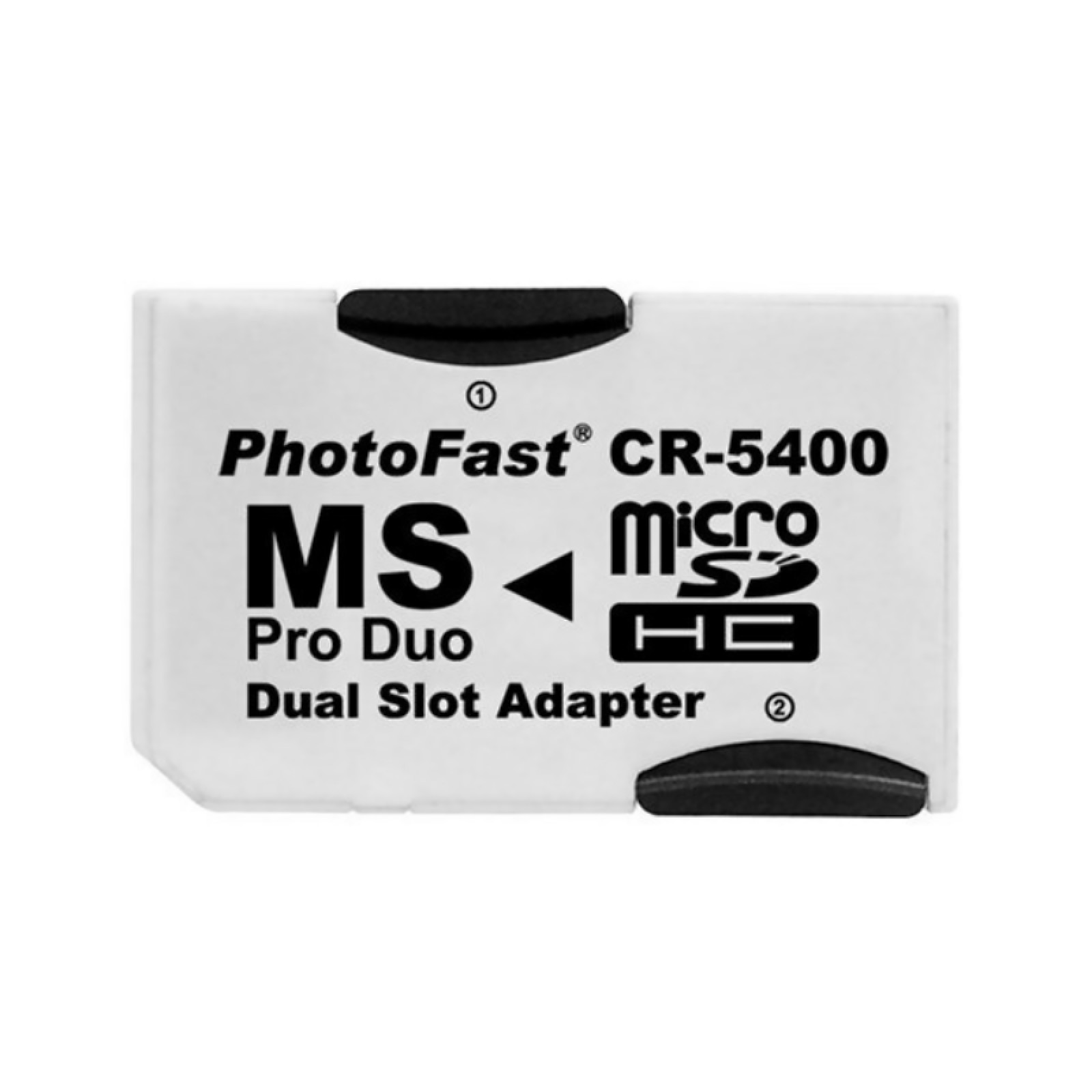 MicroSD/TF To MS Pro Duo Dual Slot Adapter CR-5400 Mini Card For PSP PhotoFast r