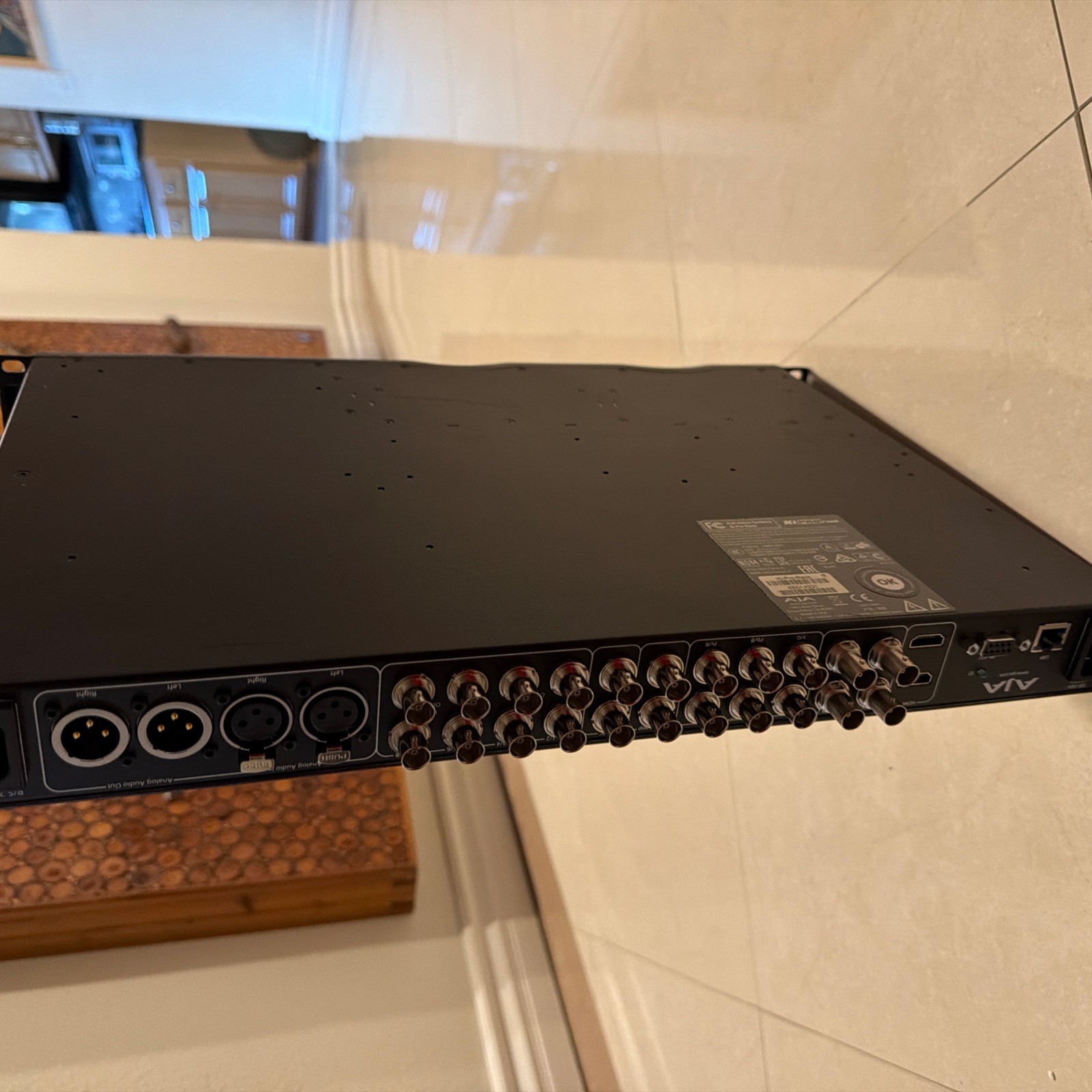 AJA Ki Pro Rack Video Recorder w/ KiStor 1TB Total AJA KIPRO RACK