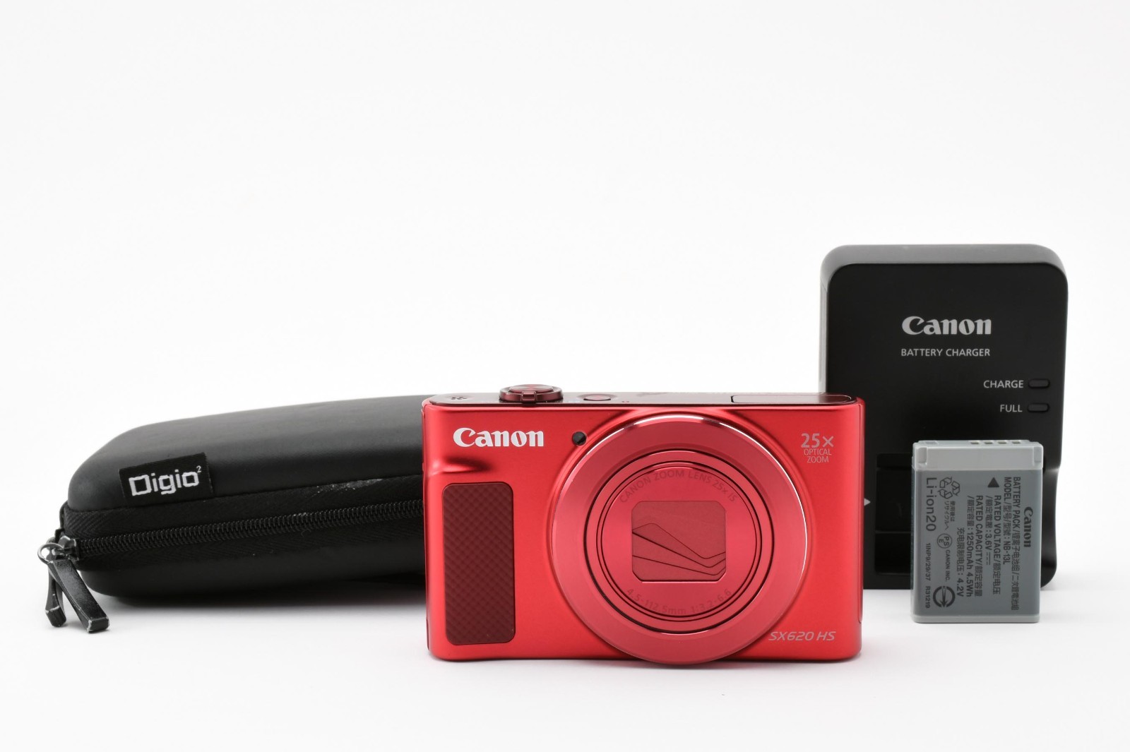 [MINT] Canon PowerShot SX620 HS Red Digital Camera 20.2MP 25x Wi-Fi F/S Japan