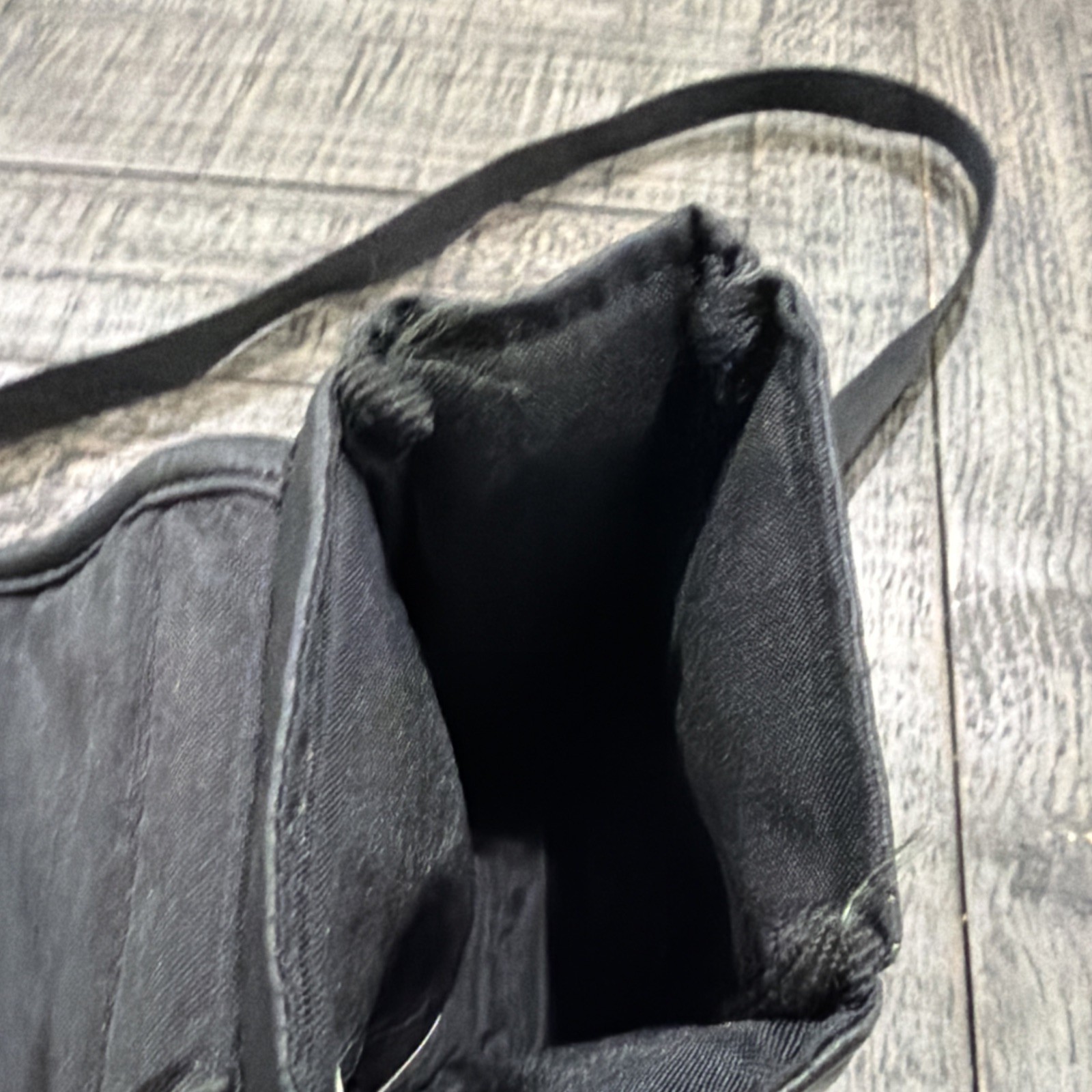Pentax Leather Camera Case Carry Shoulder Bag Embroidered Logo Black photograph